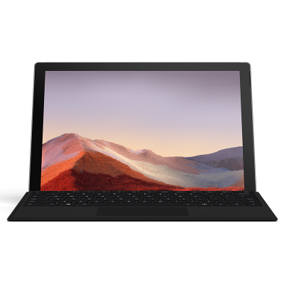 微软（Microsoft）SurfacePro7二合一平板电脑笔记本12.3英寸轻薄商务办公本Pro7i58G+128Gwin10亮铂金主机+黑色原装键盘-