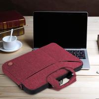 手提笔记本电脑包13.3英寸适用联想小新air14Pro13苹果华硕戴尔小米华为15.6男女单肩防水防震公文包内胆包薄款