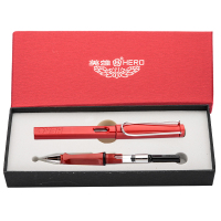 英雄(HERO)钢笔 359套装正姿色彩学生系列 双笔头F尖+EF暗尖