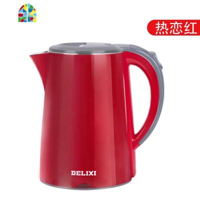 电热水壶家用304不锈钢防烫热恋红电热烧水壶自动断开水壶 FENGHOU 热恋红