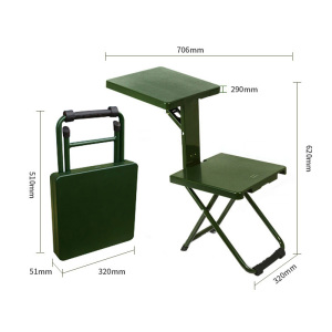 易企采 制式学习椅电脑椅营具士兵学习椅折叠椅学习凳子小马扎折叠椅培训椅作战椅 制式折叠凳
