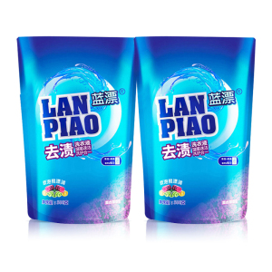 蓝漂薰衣草洗衣液500g*2袋家庭实惠装