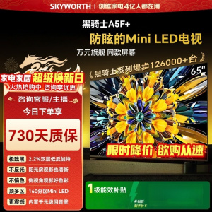 创维电视 黑骑士 65A5F Mini 65英寸 Mini LED 低反防眩极黑屏 内置回音壁 65A5F+