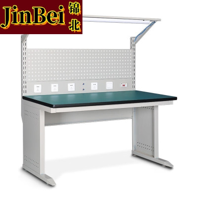 锦北防静电工作台车间流水线操作台带灯工具桌 1.8米单桌+620挂板