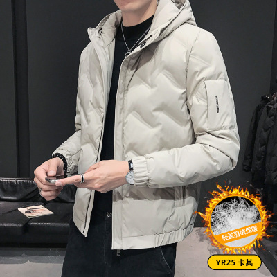 NEWLAKE廓形羽绒服男士轻薄外套冬季韩版潮流短款2020年新款潮牌棉衣G棉衣