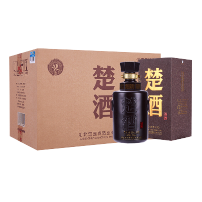 楚园春楚酒春秋52度浓香型白酒湖北名酒商务用酒500mL