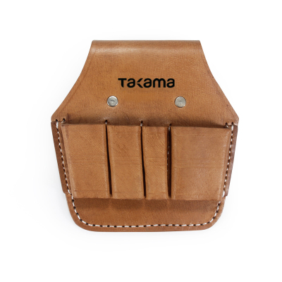 高松 takama 电工皮带纯牛皮电工腰带皮套工具包钳套电工五联皮三联皮五联 头层四联 705004