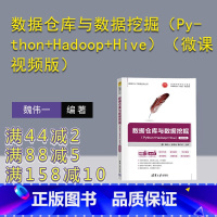 [正版]新书数据仓库与数据挖掘(Python+Hadoop+Hive)(微课视频版)魏伟一、张国治、秦红武 数据仓库