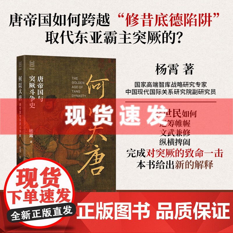 书 何以大唐:唐帝国与突厥斗争史 杨霄著 唐帝国跨越“修昔底德陷阱”,取代东亚霸主突厥的实力。浙江人民出版社