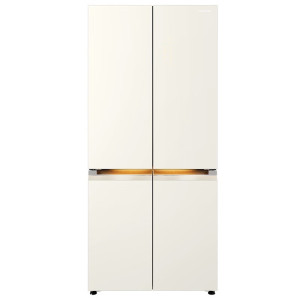 东芝 GR-RF687WI-PG1B6 651升十字四门高容全嵌雾化保鲜除菌急速制冰节能家用冰箱木槿杏