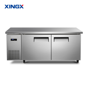 星星KTC-1260GT铜管厨房工作台冰柜冷藏工作台水吧台商用平冷卧式冰箱厨房保鲜柜不锈钢冷冻柜奶茶操作台