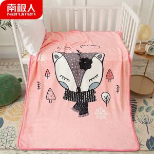 加厚金貂绒儿童毯子幼儿园午休毛毯童毯小被子四季款春夏秋冬季空调薄款被子