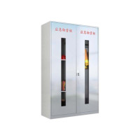 DXBG304不锈钢应急物资柜消防救援器材箱防护用品柜室外微型消防站高1920*宽1200*深500(加厚304材质)