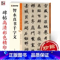 [单册]智永真书千字文 [正版]智永千字文中国碑帖高清彩色精印解析本毛笔书法临摹字帖智永真草千字文字帖初学者成人毛笔字帖