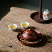 美帮汇朱泥壶承蓄水茶盘手工壶托茶托壶垫餐盘茶点盘茶台干泡盘茶壶垫