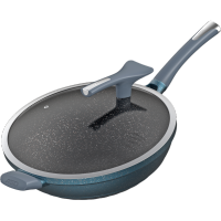 爱仕达(ASD)炒锅魔法石系列4-6人无烟不粘锅34cm能铁铲高端炒菜锅电磁炉通用旗舰正品CL34F2Q