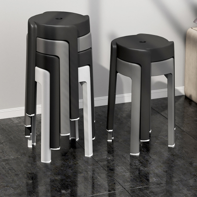  阿斯卡利(ASCARI)高凳子可叠放家用加厚塑料凳现代简约塑胶大旋风凳可摞叠风车板凳