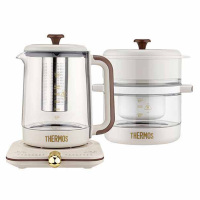 膳魔師养生壶套装2件套极简外观小巧精致防烫把手设计EHA-1631E