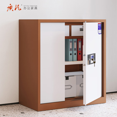 质凡保密柜电子密码锁单节带抽 ZF-BMG075/960*920*420mm厚度0.8mm