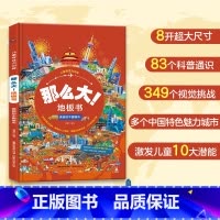 美丽的中国城市 [正版]儿童专注力训练那么大地板书全套8册儿童绘本2-3-4-6-7岁幼儿思维逻辑训练书益智找不同迷宫书