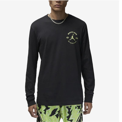 NIKE耐克长袖T恤JORDAN运动休闲透气针织圆领男装DV1473-010 Z