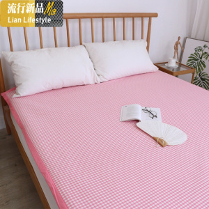 夏季冰丝凉席空调软席子垫可水洗1.2米夏天家用床裙防滑儿童单席 三维工匠凉席/凉枕