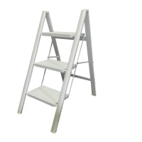 好企来 碳钢 3步人字梯 白 BY—0066 0.85米/架