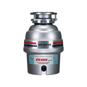 [变频]贝克巴斯垃圾处理器R88 家用厨房食物垃圾处理器水槽厨余粉碎机 自动关机 变频调节 无线开关