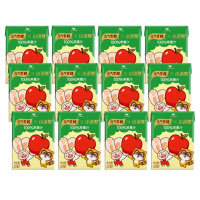 小浣熊联名]统一元气觉醒100%苹果果汁饮料便携装200ml*12盒