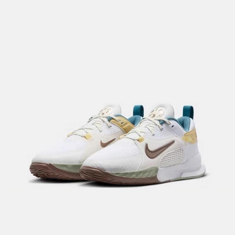 NIKE耐克篮球鞋舒适耐磨低帮大童青少年运动鞋HV6008-121 D