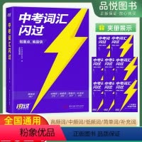 中考词汇闪过升级版[共9册] 全国通用 [正版]中考英语词汇巨微英语七八九年级全国通用英语词汇词汇积累中考总复习高频词汇