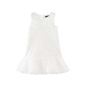 [2件2折价:73]米喜迪mecity童装夏女童连衣裙夏亮片蕾丝粉色礼服儿童