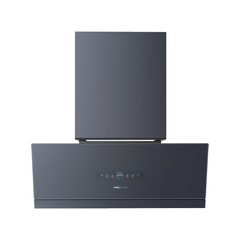 万和Vanward超薄上翻油烟机CXW-150-B22QE6 30m³/min挥手感应大吸力钢化玻璃面板8年质保