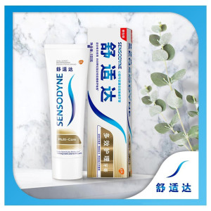 舒适达多效护理护敏健龈抗敏感牙膏300g组合(多效100g+清新美白100g+焕亮美白100g)