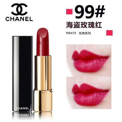 chanel香奈儿口红炫亮魅力唇膏丝绒系列 #99玫红色 显色 不易脱妆