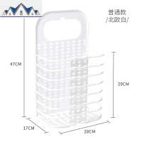 家用北欧可折叠脏衣服脏衣篮免打孔浴室卫生间放衣服玩具的收纳筐 三维工匠收纳篮