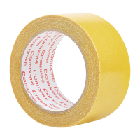 齐心BJ5010双面布基胶带50mm*10米*280μm(黄色)(1卷/袋装)