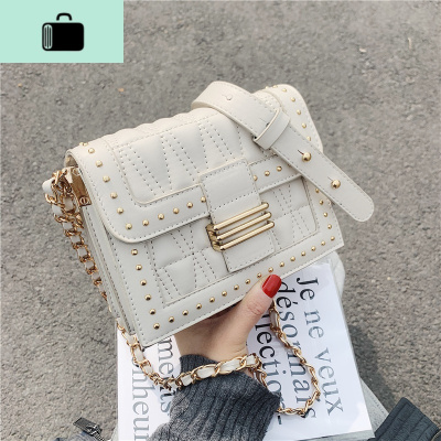 今年流行的包包新款2020网红质感斜挎小方包女春夏百搭单肩链条包NEW LAKE女斜挎包