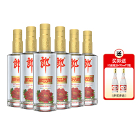 郎酒 顺品郎 金盖 480ml*6瓶+2瓶玻汾 45度 浓酱兼香型 日常口粮酒(非原箱)