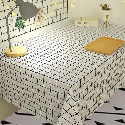 美帮汇茶几桌布防水防油免洗防烫欧式长方形呀北欧pvc餐桌布家用