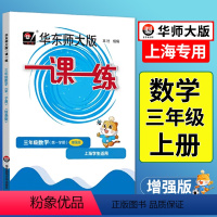 语数英-普通+增强版[6本] 三年级上 [正版]2024一课一练沪教版三年级上数学增强版上海小学上册同步训练练习与测试小