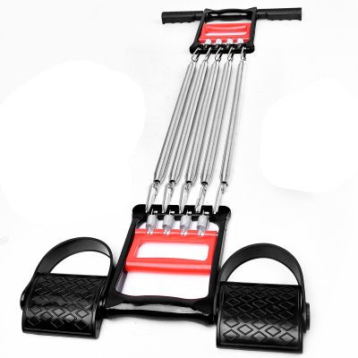 拉力器扩胸器弹簧臂力器男脚蹬拉力绳闪电客多功能仰卧起坐健身运动家用拉力器