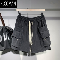 HLCOMAN潮牌时尚立体大口袋工装短裤男士夏季新款潮流百搭宽松休闲五分裤