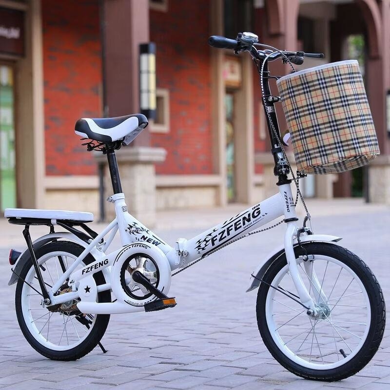 新款女式儿童自行车折叠减震通勤20寸16寸中大小学生男女迷你单车