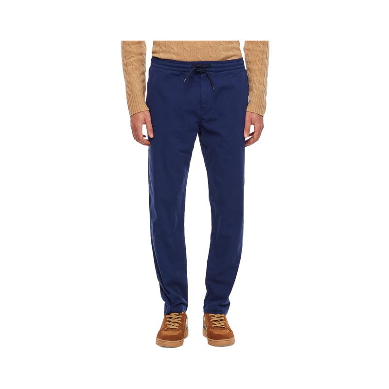 Paul Smith男裤子2025新款棉质松紧腰男士直筒裤舒适通勤裤子男士休闲裤