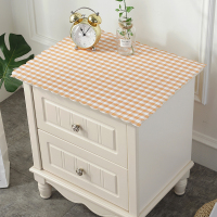 美帮汇简约现代床头柜罩盖布防水防尘电视柜桌布PVC梳妆台布长方形