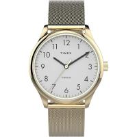 TIMEX/天美时女表简约时尚银色表盘不锈钢表带防水30米