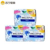 花王乐而雅进口护垫72片*3包组合装无香型日用卫生巾棉柔超薄干净清爽 自在透气 美丽自在