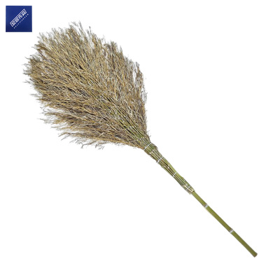 安居先森马路环卫大笤帚扫帚扫把 竹柄4斤款 作物原色