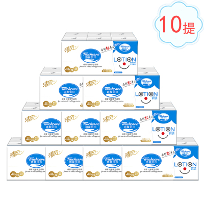 清风B646G0红鼻子功能手帕纸便携式纸巾鼻子亲亲系列手帕纸4层7张*3包/提10提